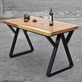 Bàn ăn chữ nhật 120x65cm gỗ me tây - hình 1