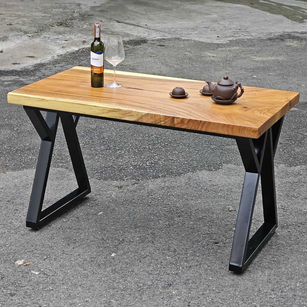 Bàn ăn chữ nhật 120x65cm gỗ me tây Bàn ăn chữ nhật 120x65cm gỗ me tây - hình 3