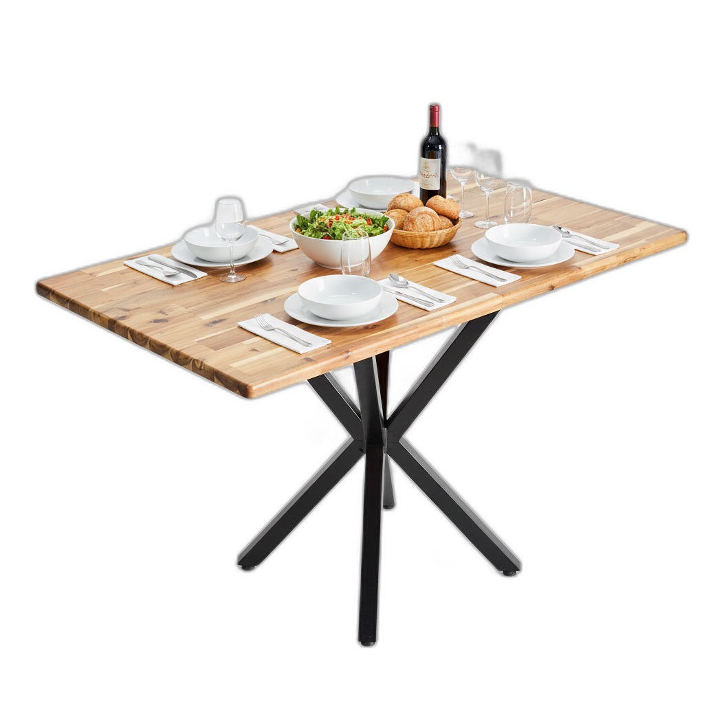 Bàn ăn chữ nhật 120x70cm gỗ tràm Bàn ăn chữ nhật 120x70cm gỗ tràm