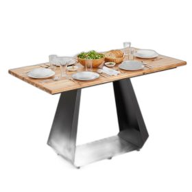 Bàn ăn chữ nhật 120x70cm gỗ tràm