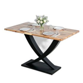 Bàn ăn chữ nhật 120x70cm gỗ tràm