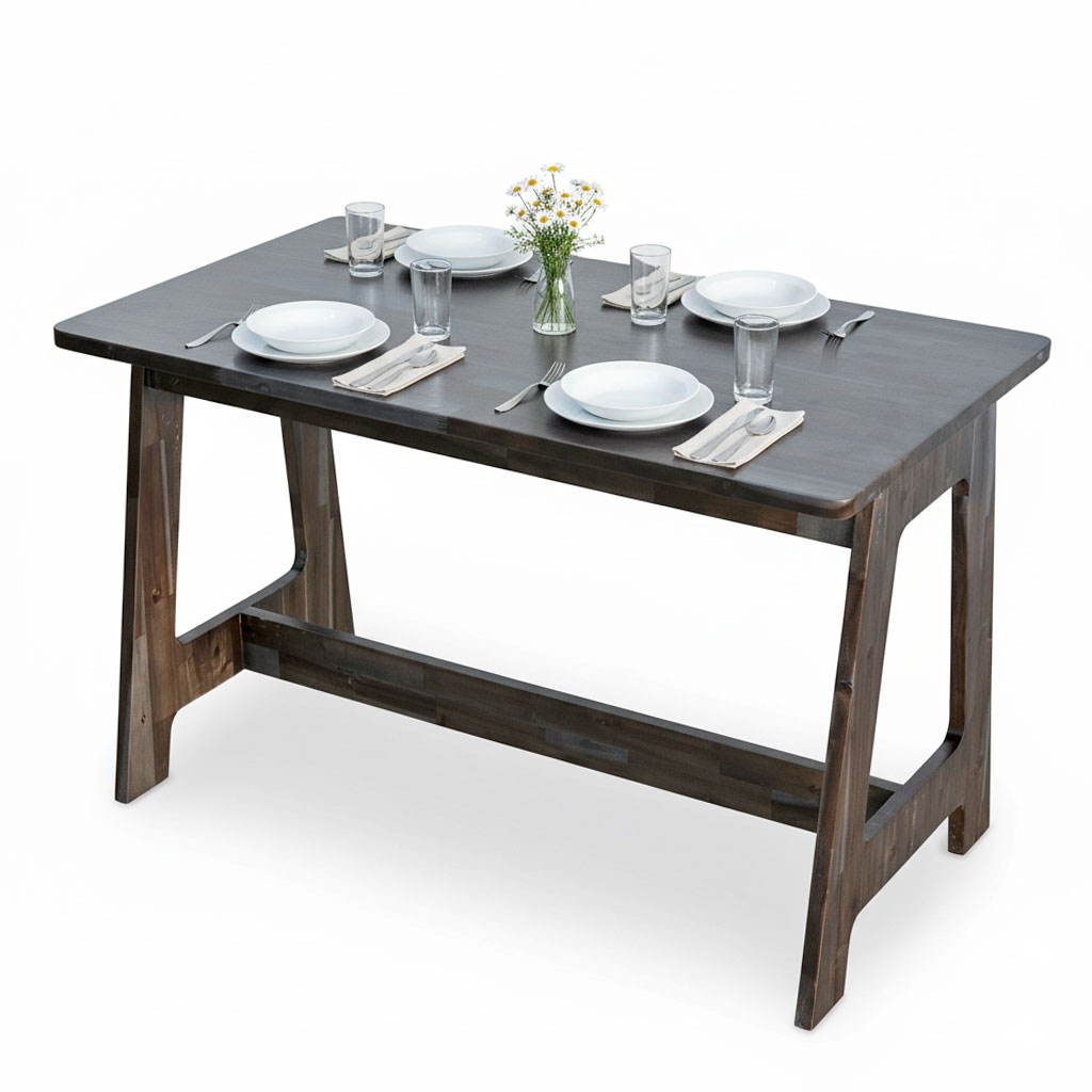 Bàn ăn chữ nhật 120x70cm gỗ tràm Bàn ăn chữ nhật 120x70cm gỗ tràm - hình 1