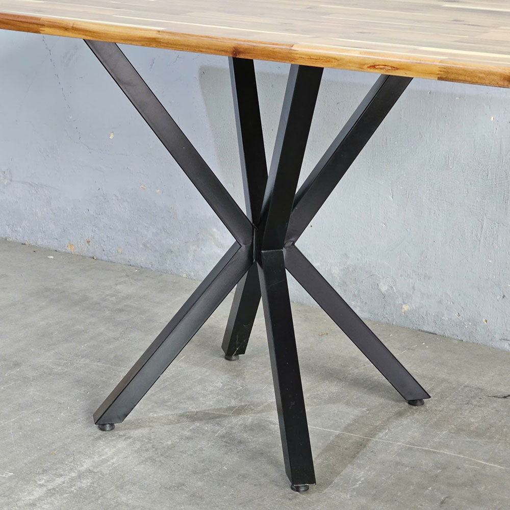 Bàn ăn chữ nhật 120x70cm gỗ tràm Bàn ăn chữ nhật 120x70cm gỗ tràm - hình 2