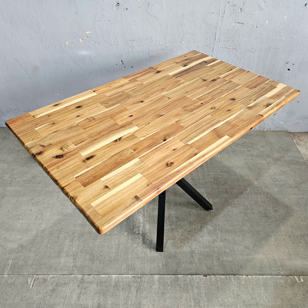 Bàn ăn chữ nhật 120x70cm gỗ tràm Bàn ăn chữ nhật 120x70cm gỗ tràm - hình 3