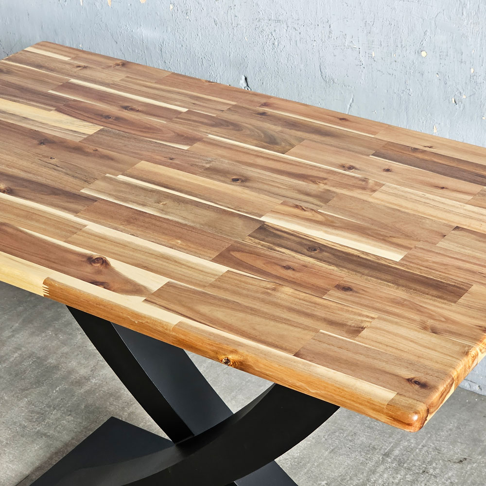 Bàn ăn chữ nhật 120x70cm gỗ tràm Bàn ăn chữ nhật 120x70cm gỗ tràm - hình 3