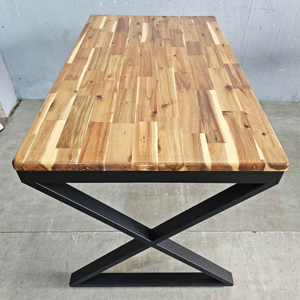 Bàn ăn chữ nhật 120x70cm gỗ tràm Bàn ăn chữ nhật 120x70cm gỗ tràm - hình 3