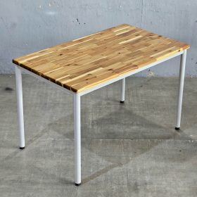 Bàn ăn chữ nhật 120x70cm gỗ tràm chân hệ OMA I - hình 1