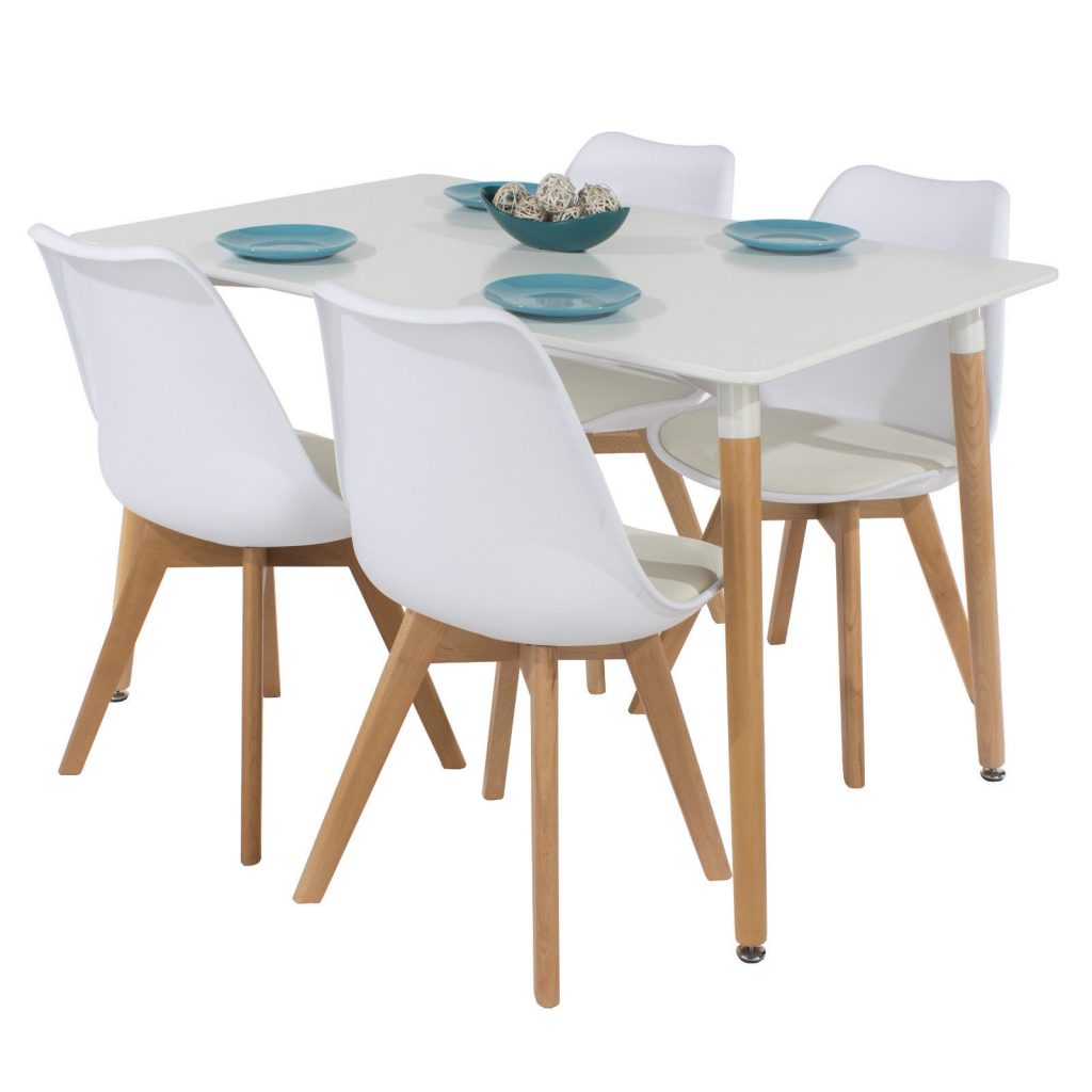 Bàn ăn chữ nhật 120x80cm chân gỗ sồi Bàn ăn chữ nhật 120x80cm chân gỗ sồi - hình 2