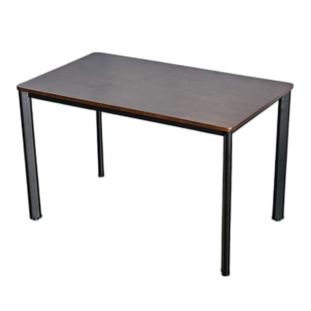 Bàn ăn chữ nhật 120x80cm gỗ cao su chân Oval Bàn ăn chữ nhật 120x80cm gỗ cao su chân Oval