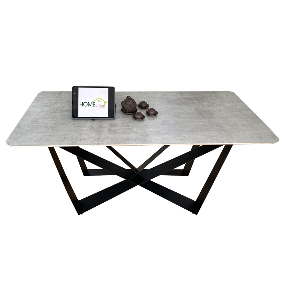 Bàn ăn chữ nhật 140 160x80cm gỗ Plywood chân sắt Bàn ăn chữ nhật 140 160x80cm gỗ Plywood chân sắt - hình 1