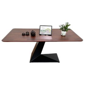 Bàn ăn chữ nhật 140 160x80cm gỗ tràm chân sắt