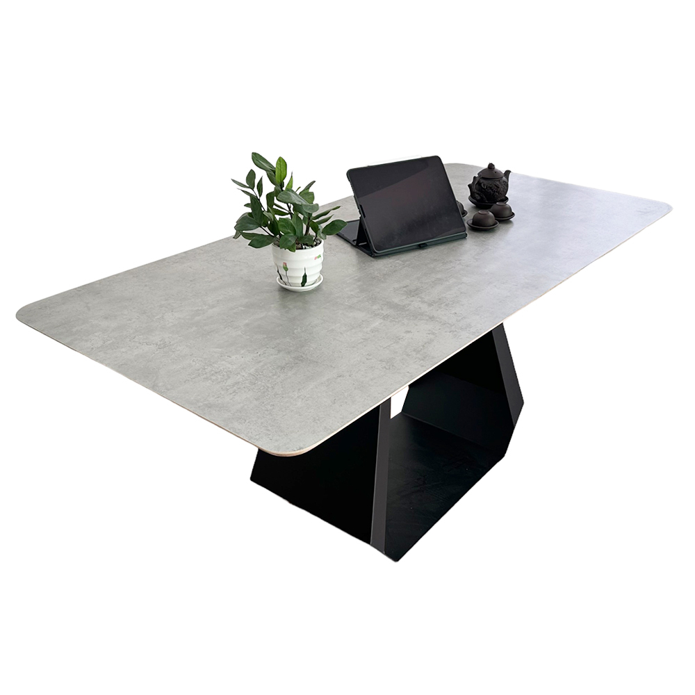 Bàn ăn chữ nhật 140 160x80cm mặt gỗ Plywood chân sắt Bàn ăn chữ nhật 140 160x80cm mặt gỗ Plywood chân sắt - hình 2