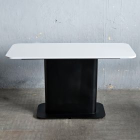 Bàn ăn chữ nhật 140x65cm gỗ cao su - hình 1
