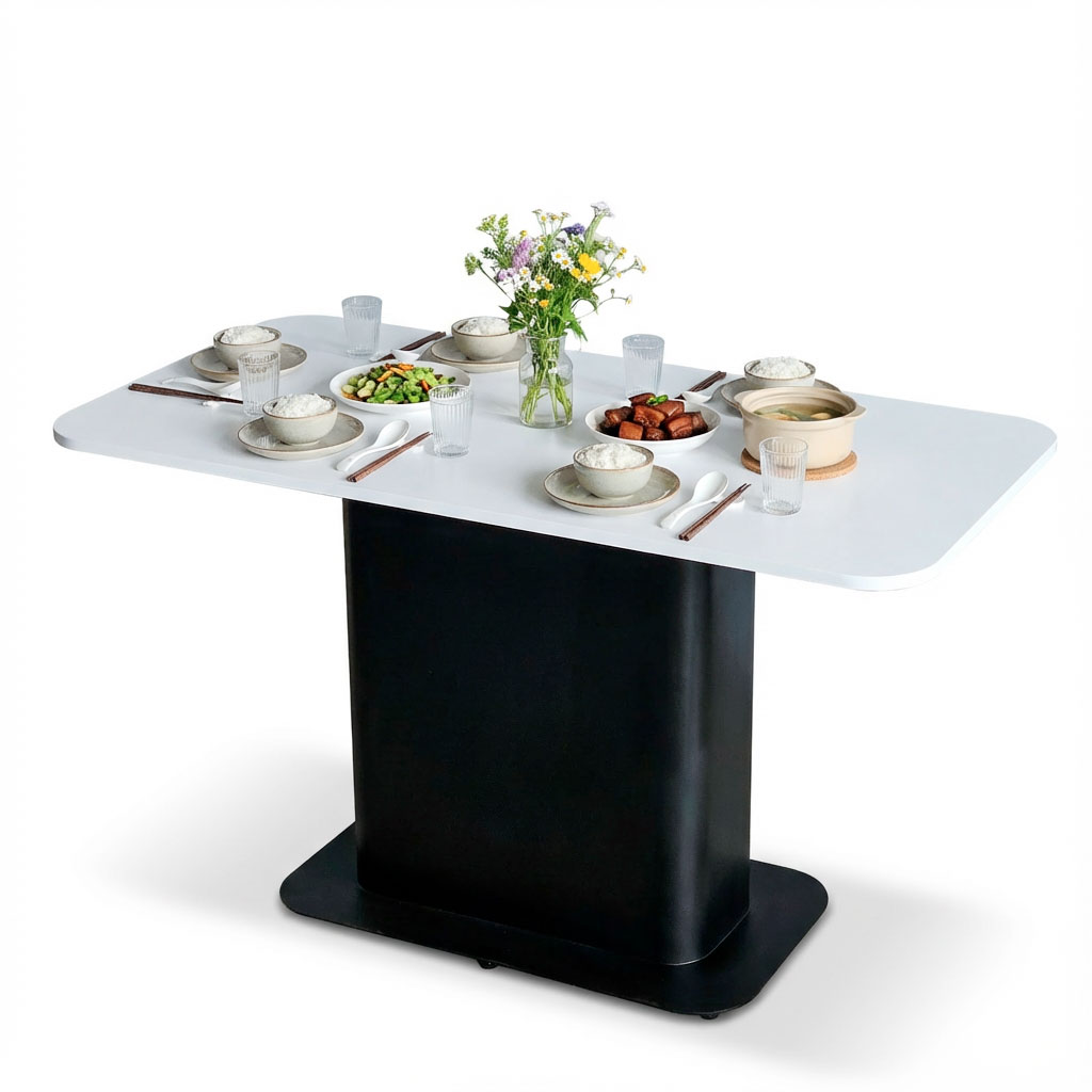 Bàn ăn chữ nhật 140x65cm gỗ cao su Bàn ăn chữ nhật 140x65cm gỗ cao su - hình 5