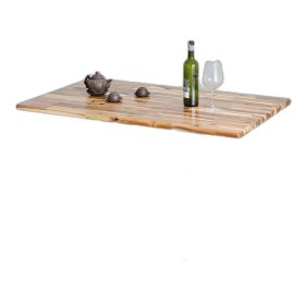 Bàn ăn chữ nhật 140x70cm gỗ tràm chân sắt