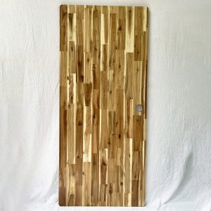 Bàn ăn chữ nhật 140x70cm gỗ tràm chân sắt - hình 1