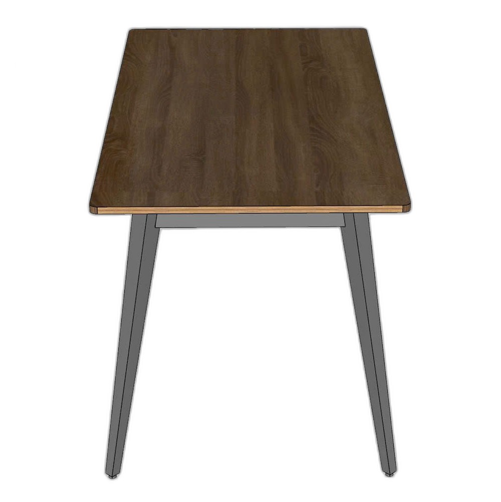 Bàn ăn chữ nhật 140x75cm gỗ plywood chân sắt hệ Tứ Giác Côn Bàn ăn chữ nhật 140x75cm gỗ plywood chân sắt hệ Tứ Giác Côn