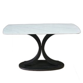 Bàn ăn chữ nhật 140x80cm mặt ceramic