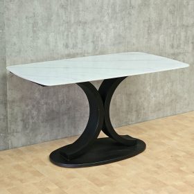 Bàn ăn chữ nhật 140x80cm mặt ceramic - hình 1
