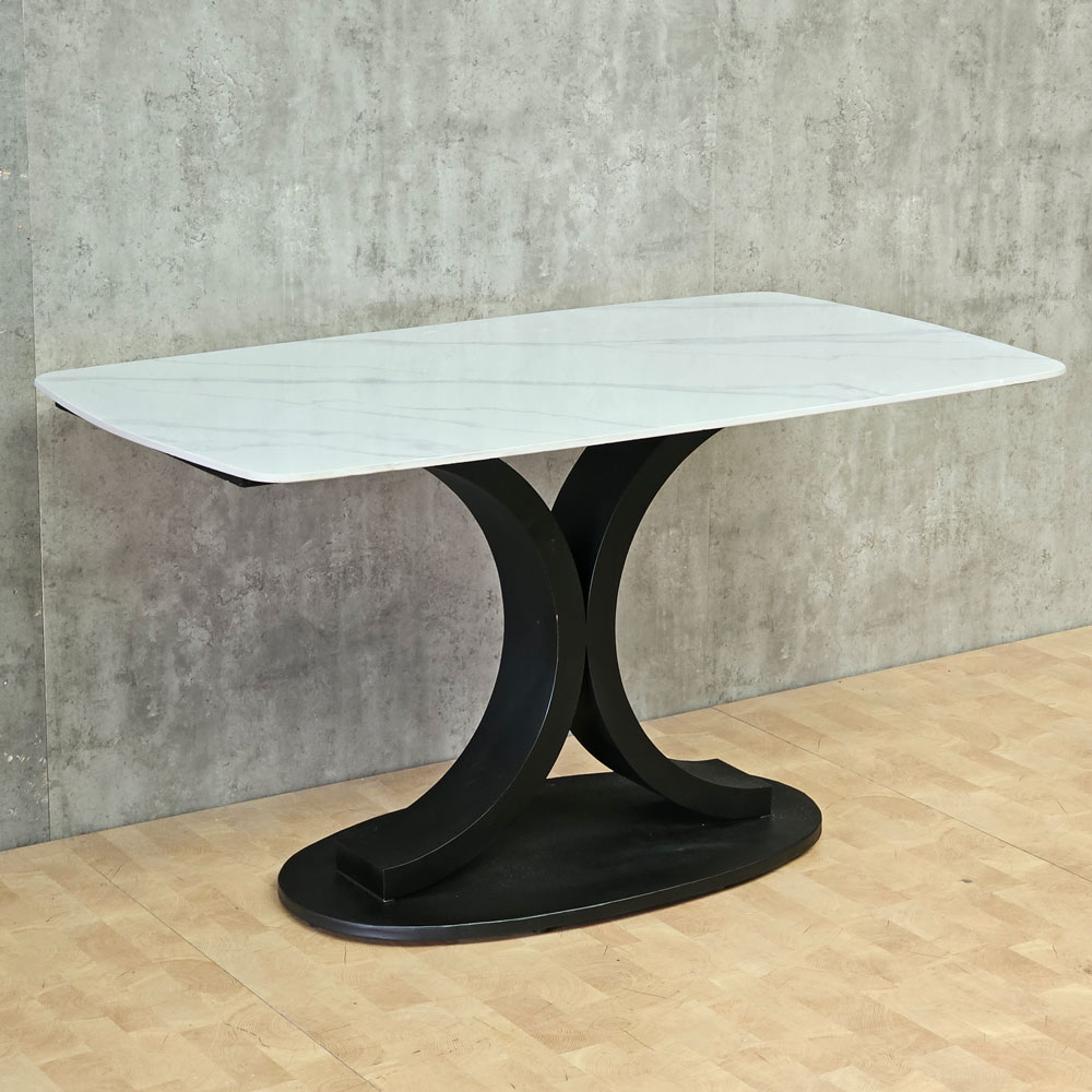 Bàn ăn chữ nhật 140x80cm mặt ceramic Bàn ăn chữ nhật 140x80cm mặt ceramic - hình 1