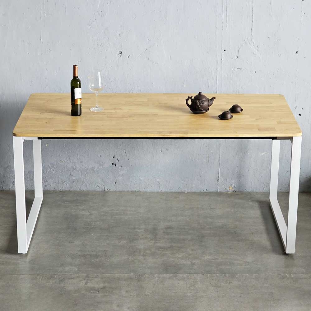 Bàn ăn chữ nhật 160x80cm gỗ cao su Bàn ăn chữ nhật 160x80cm gỗ cao su - hình 1