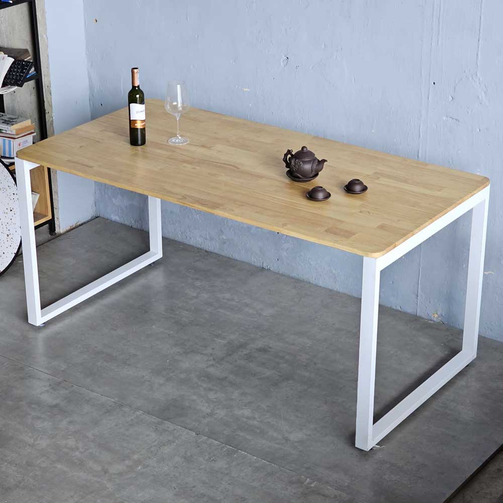 Bàn ăn chữ nhật 160x80cm gỗ cao su Bàn ăn chữ nhật 160x80cm gỗ cao su - hình 4