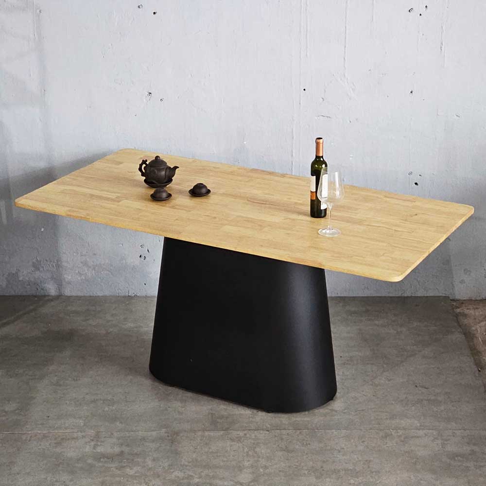 Bàn ăn chữ nhật 160x80cm gỗ cao su Bàn ăn chữ nhật 160x80cm gỗ cao su - hình 5