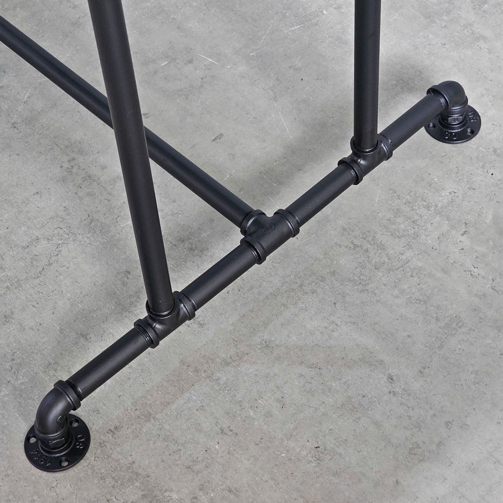 Bàn ăn chữ nhật 160x80cm gỗ thông chân ống nước Bàn ăn chữ nhật 160x80cm gỗ thông chân ống nước - hình 5