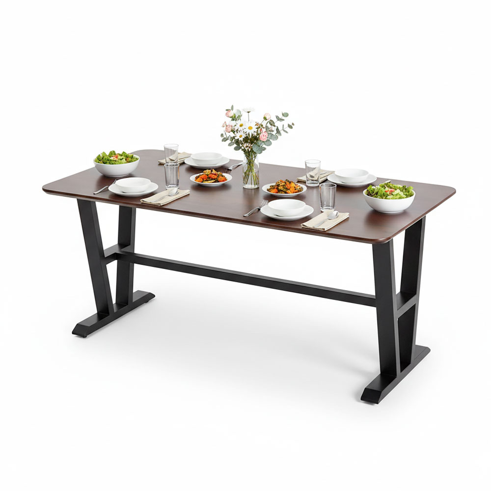 Bàn ăn chữ nhật 180x80cm gỗ tràm Bàn ăn chữ nhật 180x80cm gỗ tràm - hình 1