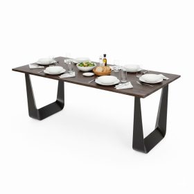Bàn ăn chữ nhật 180x80cm gỗ tràm - hình 1