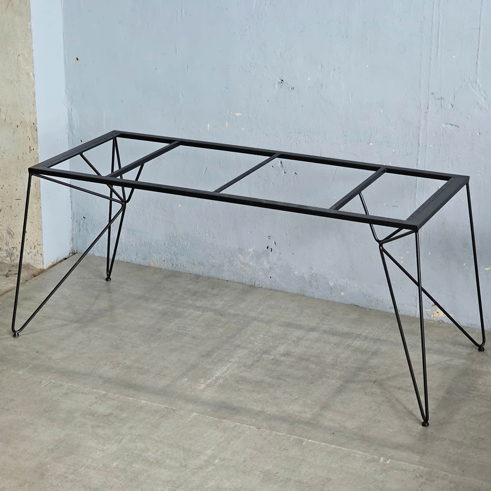 Bàn ăn chữ nhật 180x80cm gỗ tràm chân Hairpin Bàn ăn chữ nhật 180x80cm gỗ tràm chân Hairpin - hình 4