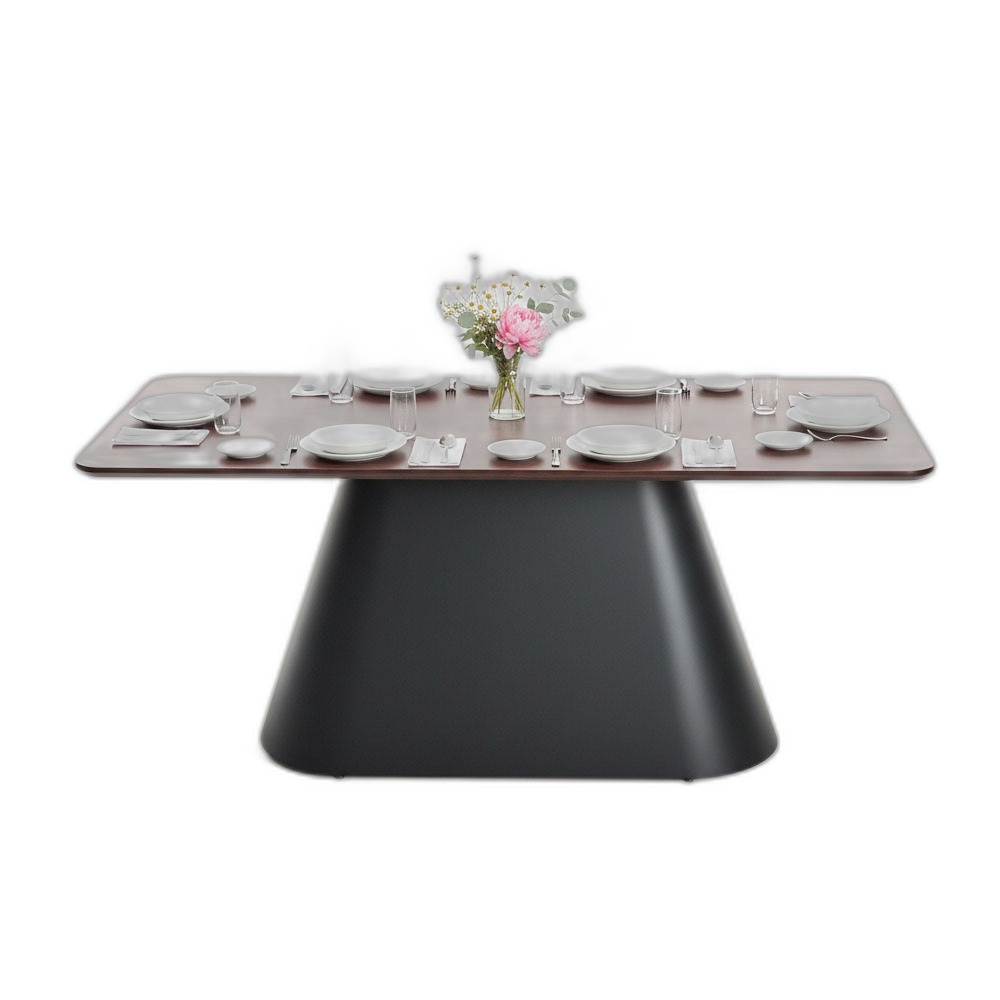 Bàn ăn chữ nhật 180x80cm gỗ tràm chân sắt Bàn ăn chữ nhật 180x80cm gỗ tràm chân sắt