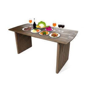 Bàn ăn chữ nhật 6 - 8 người gỗ Ash cao cấp - hình 1