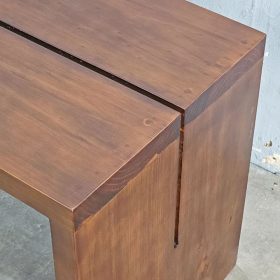 Bàn ăn chữ nhật 80x45x55cm gỗ thông - hình 1