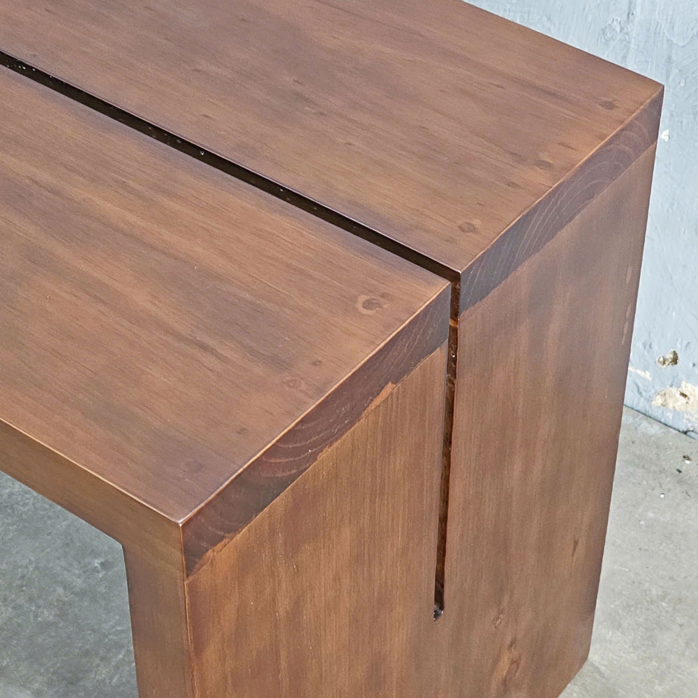 Bàn ăn chữ nhật 80x45x55cm gỗ thông Bàn ăn chữ nhật 80x45x55cm gỗ thông - hình 1