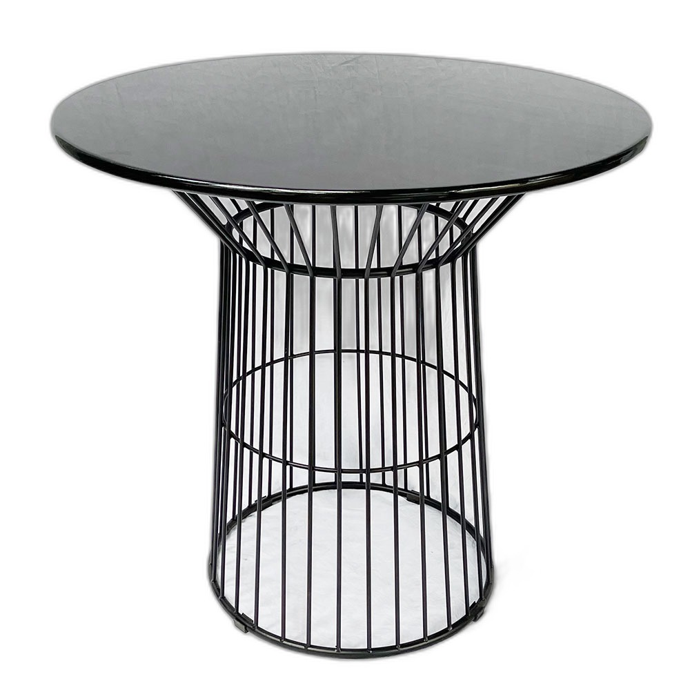 Bàn ăn CUBE tròn 80cm chân sắt tròn Bàn ăn CUBE tròn 80cm chân sắt tròn