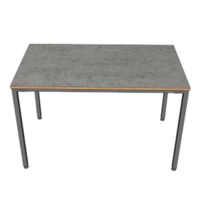 Bàn ăn đơn giản 1m2 gỗ Plywood chân sắt
