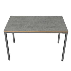 Bàn ăn đơn giản 1m2 gỗ Plywood chân sắt
