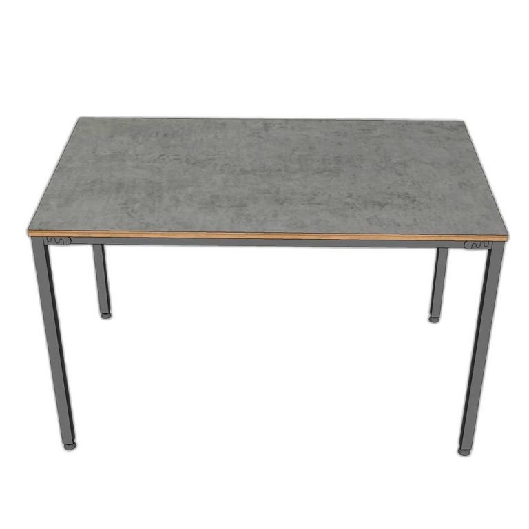 Trang chủ Bàn ăn đơn giản 1m2 gỗ Plywood chân sắt