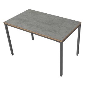Bàn ăn đơn giản 1m2 gỗ Plywood chân sắt - hình 1