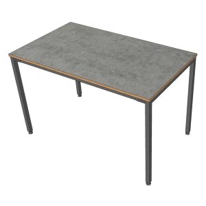 Bàn ăn đơn giản 1m2 gỗ Plywood chân sắt - hình 1
