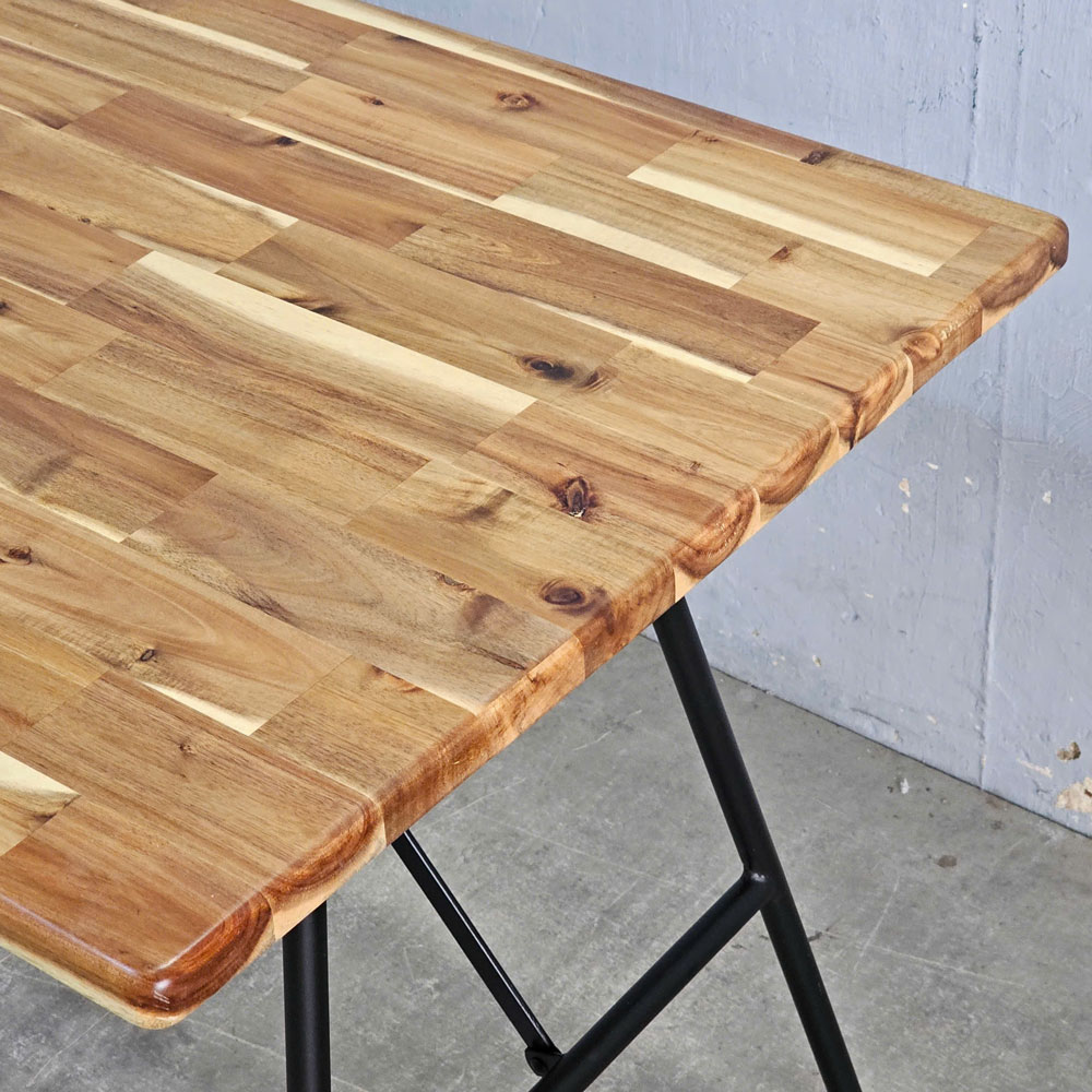 Bàn ăn gấp gọn Argon 120x70cm gỗ tràm Bàn ăn gấp gọn Argon 120x70cm gỗ tràm - hình 2