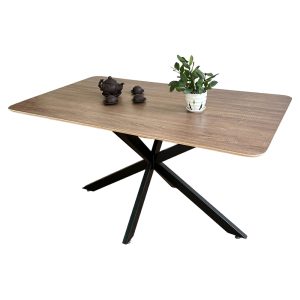 Bàn ăn KANE 03 gỗ Plywood chân sắt - hình 1
