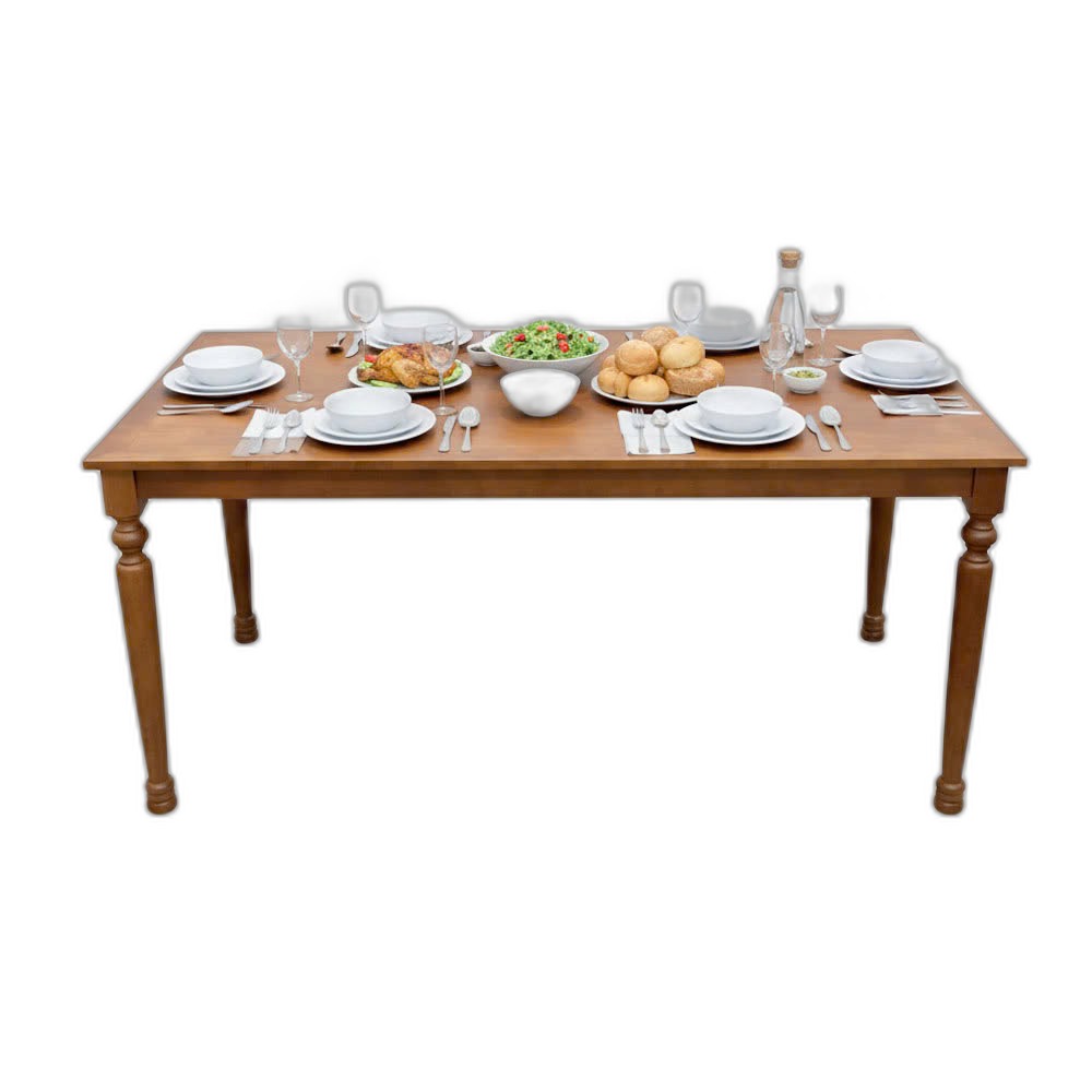 Bàn ăn Louis 160x80cm gỗ cao su Bàn ăn Louis 160x80cm gỗ cao su