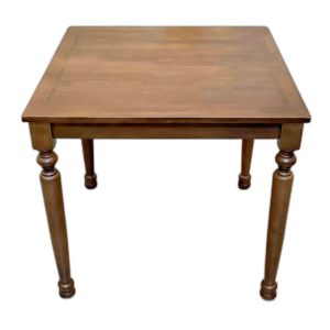 Bàn ăn Louis vuông 80x80cm gỗ cao su