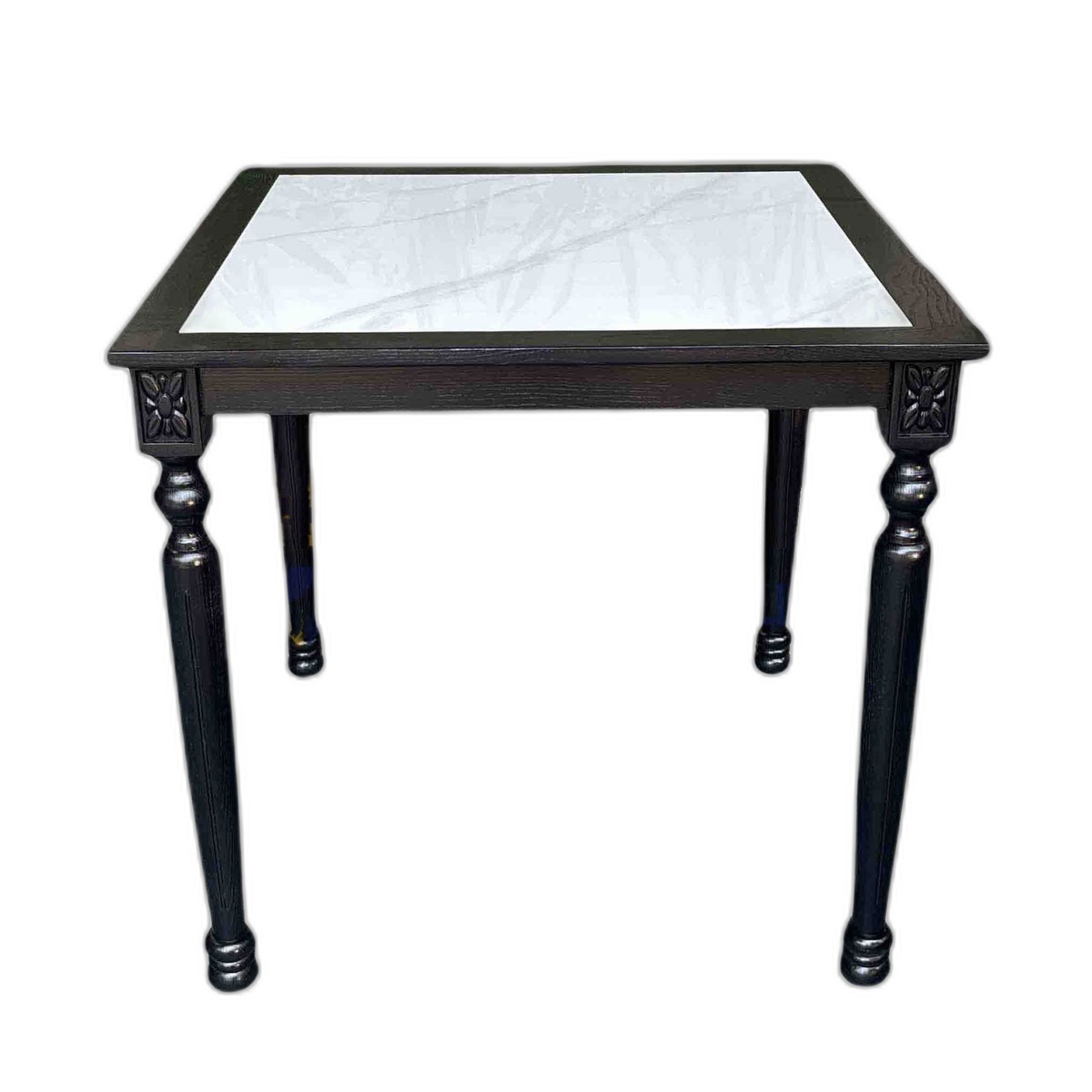 Bàn ăn Louis vuông 80x80cm mặt đá khung gỗ Ash Bàn ăn Louis vuông 80x80cm mặt đá khung gỗ Ash