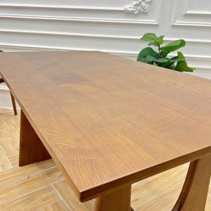 Bàn ăn Tesla chữ nhật gỗ Ash - hình 1