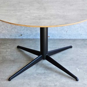 Bàn ăn tròn 120cm gỗ pywood chấn sắt hình sao - hình 1