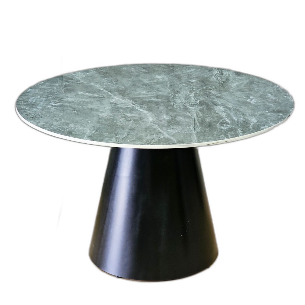 Bàn ăn tròn 120cm mặt ceramic chân sắt Bàn ăn tròn 120cm mặt ceramic chân sắt