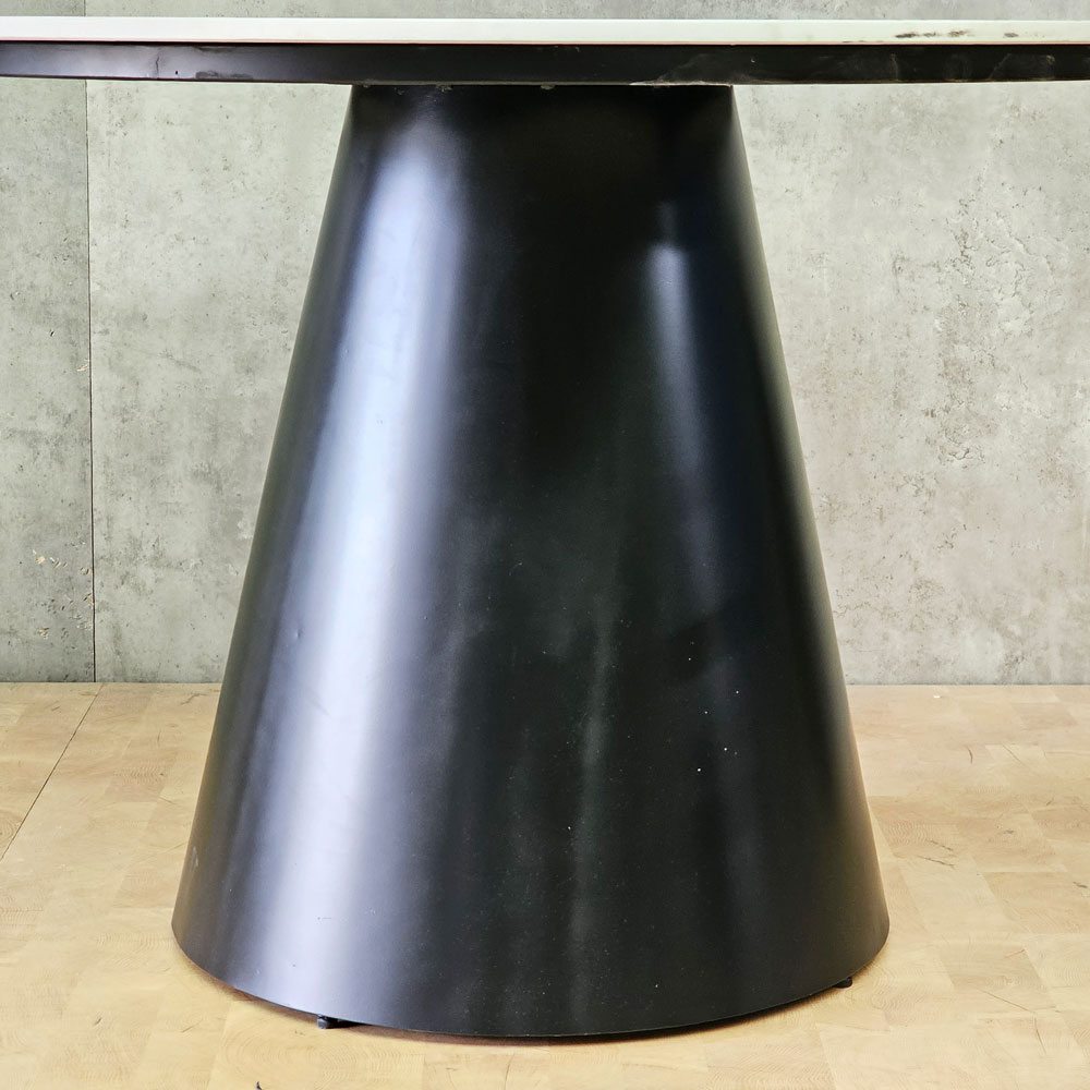 Bàn ăn tròn 120cm mặt ceramic chân sắt Bàn ăn tròn 120cm mặt ceramic chân sắt - hình 3